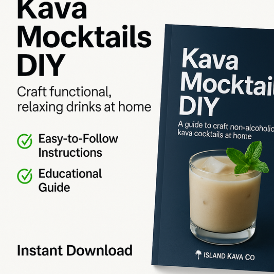 E-Recipe Book, DIY Kava Mocktails