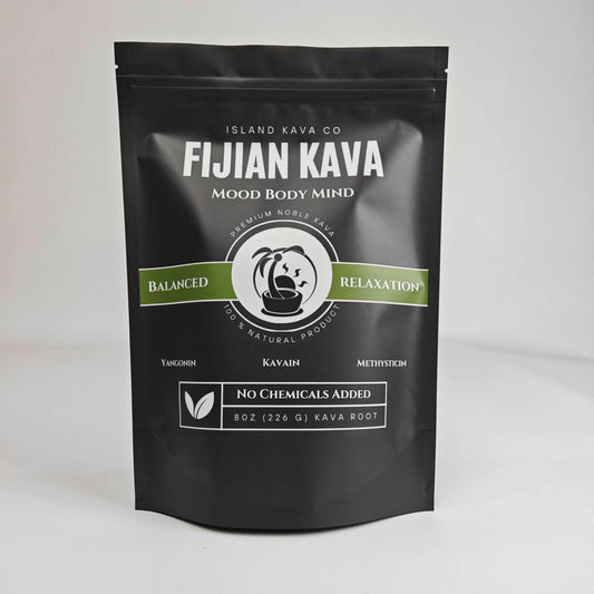 Kava powder bag fijian blend